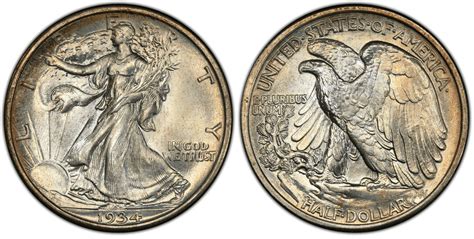 1934 Walking Liberty Half Dollar Value Guide - Rarest.org