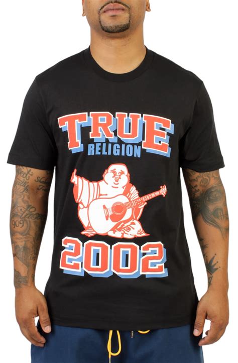 TRUE RELIGION Buddha Logo T-Shirt 107320-1001 - Shiekh