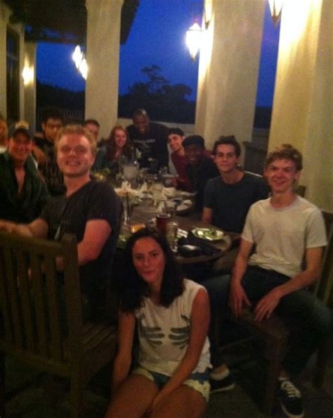 Image result for Maze Runner Cast Dancing Off Set