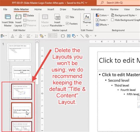 Image result for PowerPoint Master Slide Example