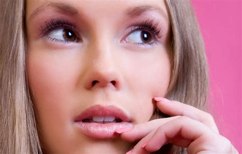 Wallpaper look, face, model for mobile and desktop, section девушки ...