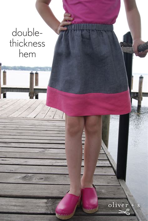 Lazy Days Skirt With Double-Thickness Hem | Blog | Oliver + S