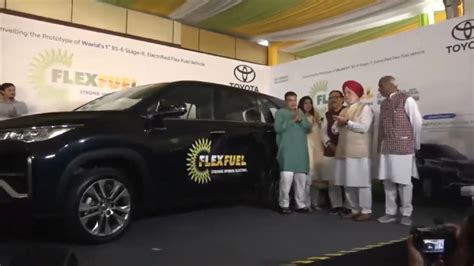 Toyota showcases first ever BS-6 stage-II Electrified Flex Fuel Vehicle ...