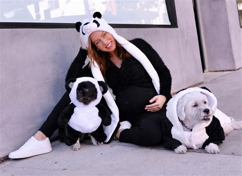 Easy Maternity Halloween Costumes: Mama Bear - Sydne Style