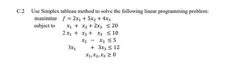 Image result for Simplex Tableau Method