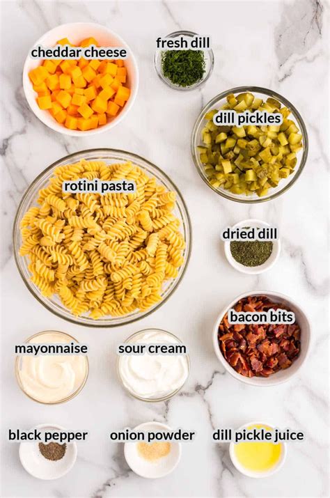 Dill pickle pasta salad – Artofit