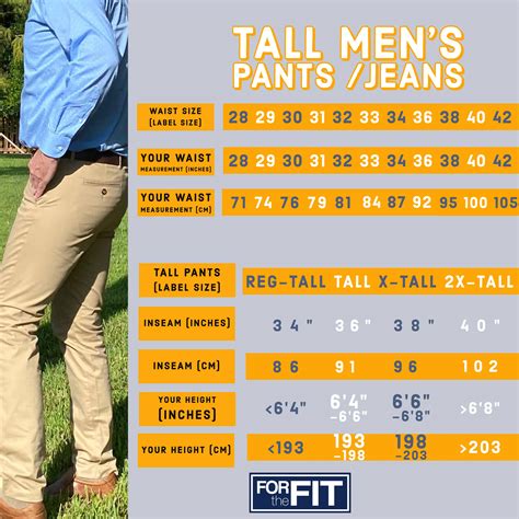 Mens Jean Sizing