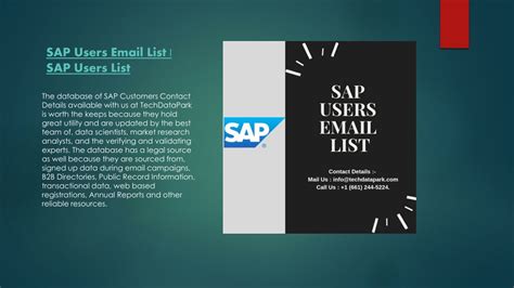 PPT - SAP Users Email List / SAP customers List PowerPoint Presentation ...