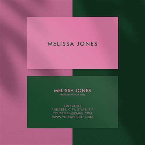Pink and Green Color Palette