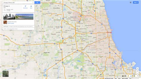 Chicago, Illinois Karte