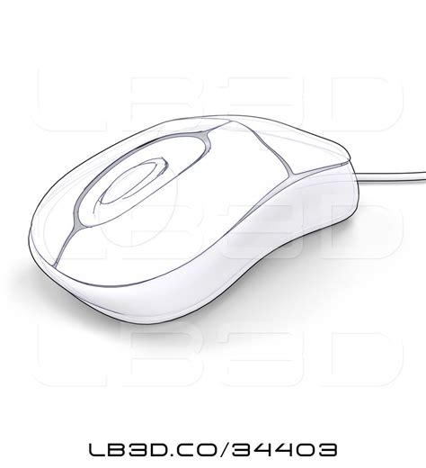 How to Draw a 3D Computer Mouse 的图像结果