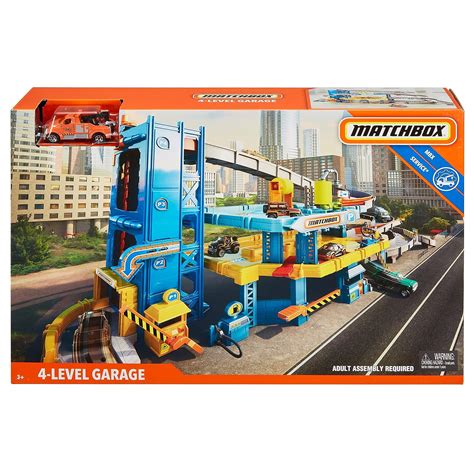 Buy Matchbox 4-level Garage, The One-Stop-Shop for Cars On-the-Go ...