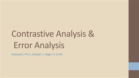 Image result for Contrastive Analysis Example