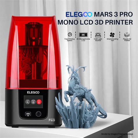 ELEGOO Mars 3 Pro - 4K High Cost Performance Resin Printer – ELEGOO ...