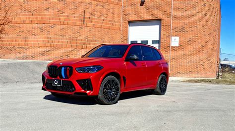 BMW X5 Satin Crimson Chrome - Concept Wraps