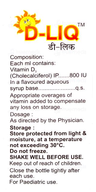 D Liq 800 IU Oral Drops 15 ML | Order D Liq 800 IU Oral Drops 15 ML ...