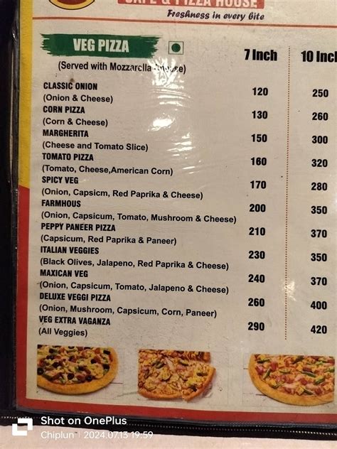Menu at DreamCafe & Pizza House dbj college chiplun, Chiplun