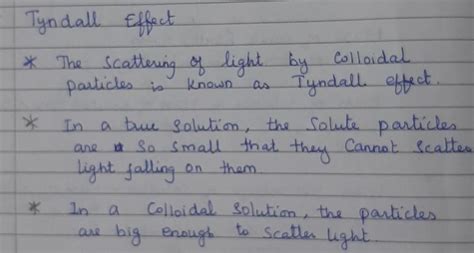9. What is Tyndall effect? "Tyndall effect can be observed, when ...