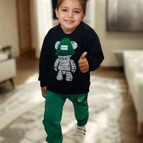 Boys Stylish Black Denim Co-ord 2 Pcs Set - TrendyKid