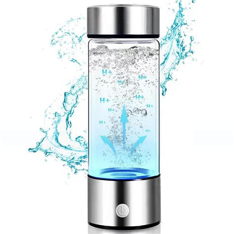 Hydrogen Water Bottle,420ml Portable Hydrogen Water Ionizer Machine ...