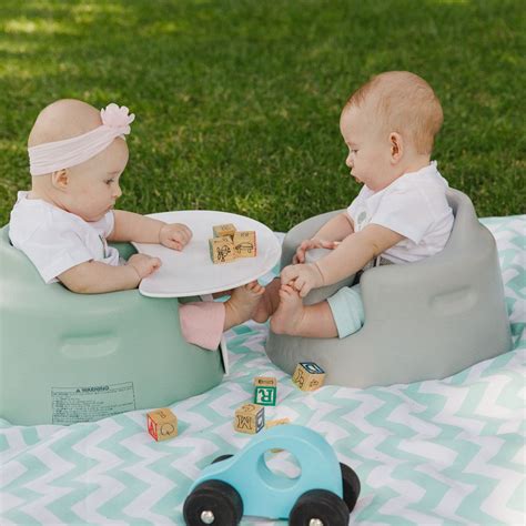 Bumbo Floor Seat & Tray Combo - Cool Grey | Babylist Shop