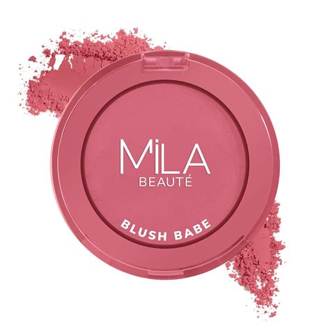 Buy MILA BEAUTÉ Blush Babe Powder Blush | Matte Finish Long-Lasting ...
