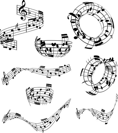 Music Notes Vector Graphics 的图像结果