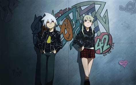 Soul Evans and Maka Albarn Soul Eater HD Wallpaper