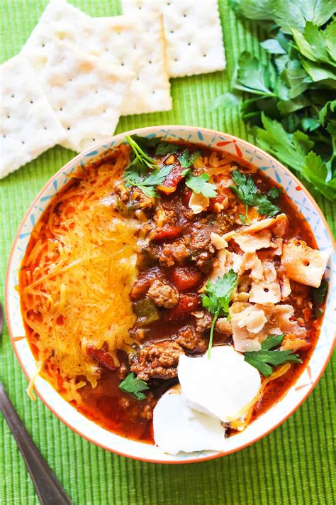 Chili Recipe Without Beans - Pip and Ebby