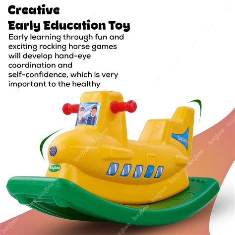 BAYBEE Multicolor Plastic Rocking Chair Horse for Kids – Baybee India