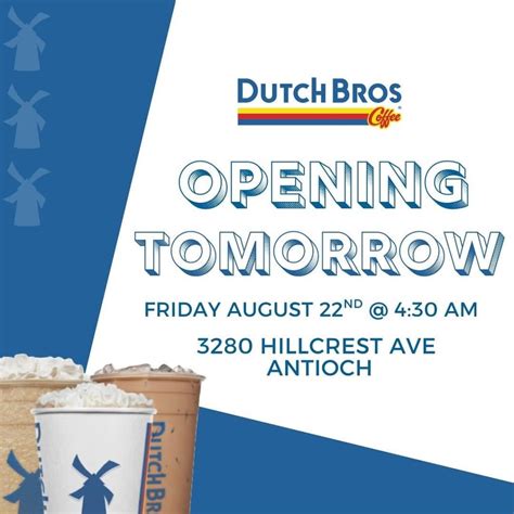 Dutch Bros. Coffee to hold Grand Opening of first Antioch location ...