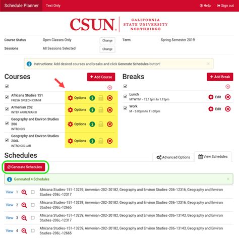 Csun Registration Calendar