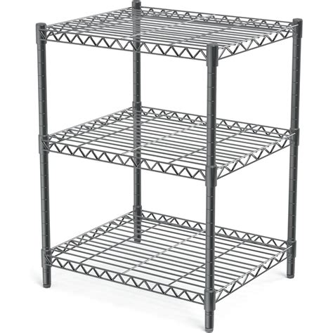 Kitchen Racks: 3-tiered grey storage racks and shelves made of sturdy ...