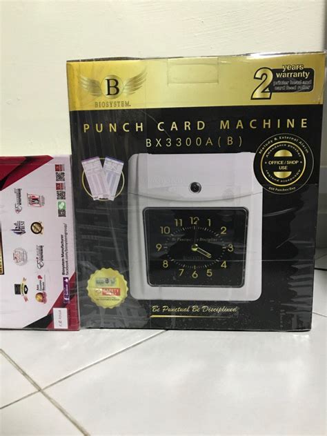 Image result for Biosystem Punch Card Machine How to Use