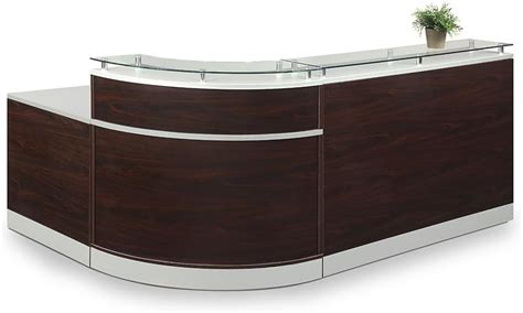 Nbfsignatureseries NBF Signature Series Modern L-Shaped Reception Desk ...