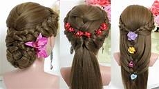 Easiest Hairstyles For by 3 Easy Hairstyles For Hair Tutorial Easiest Hairstyles For