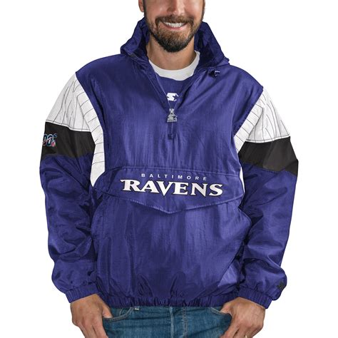 Men's Starter Purple/Black Baltimore Ravens NFL 100 Thursday Night ...