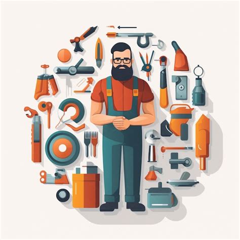 Vector professional icon business illustration line symbol people ...