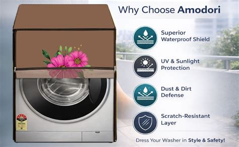 Amodori Waterproof Front Load Washing Machine Cover Compatible for IFB ...
