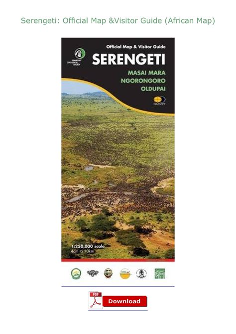 Serengeti plain physical map