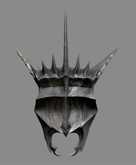 UPDATED! 🔥The Mouth of Sauron Helmet・ 3D File for 3D printing・Cults