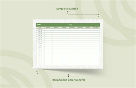 Hourly Calendar Template in Word - Download | Template.net
