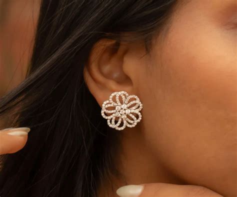 Floral Earrings Designs Guide | Latest Diamond Flower Styles 2026 ...