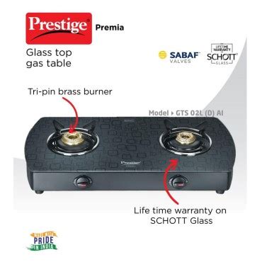 Prestige Edge Gas Table PEPS 02 - Pastel Gas Stove