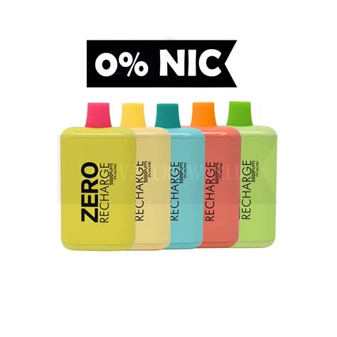 Fume Recharge 0 NIc Vape Disposable Device 5000 Puffs - The Vapers World