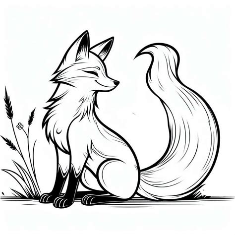 Female Red Fox Vector SVG Free - K40 Laser Cutter