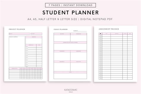 Image result for Study Planner Notebook