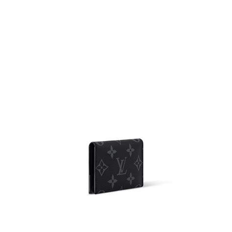 Slim Card Holder Monogram Eclipse - Men Small Leather Goods | Louis ...
