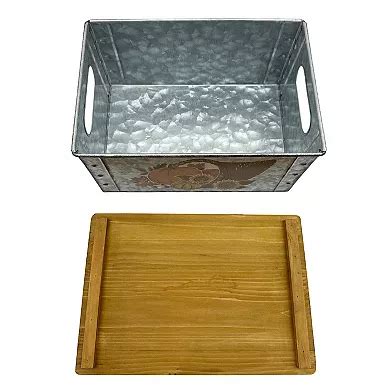 Celebrate Together™ Fall Cornucopia Mixed Material Lidded Box