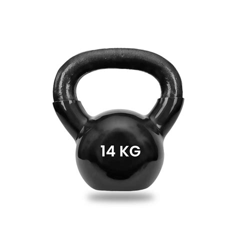 Strauss Premium Vinyl Kettlebell Weight for Men & Women | 14 Kg ...